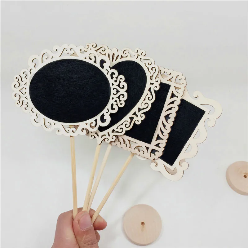 

Mini Chalkboard Stands - Blackboard Table Numbers