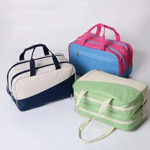 Сумка для плавания, Влажная и сухая, разделительная, большая емкость, карманы, Оксфорд, одноцветная, водонепроницаемая, для мужчин и женщин, Спортивная посылка, для плавания, пляжные сумки