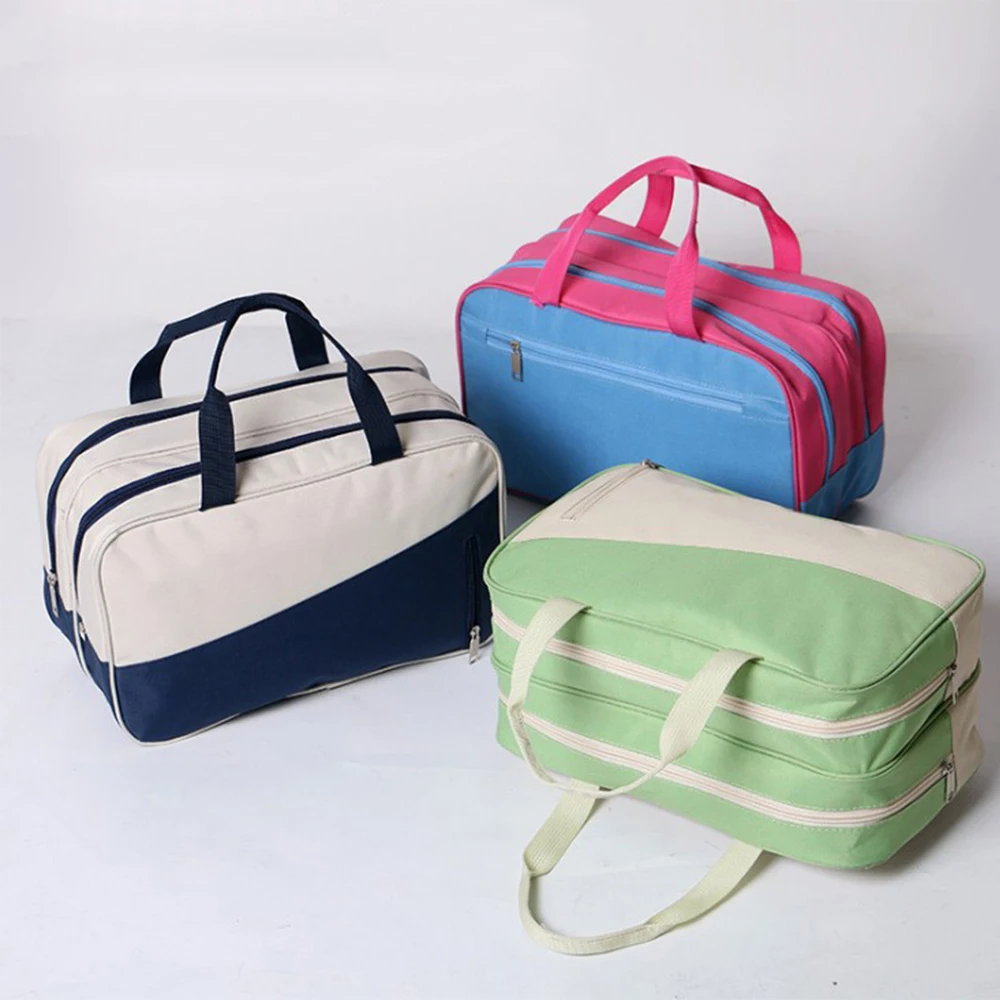 Swim Bag Wet And Dry Separation Large Capacity Pockets Oxford Solid