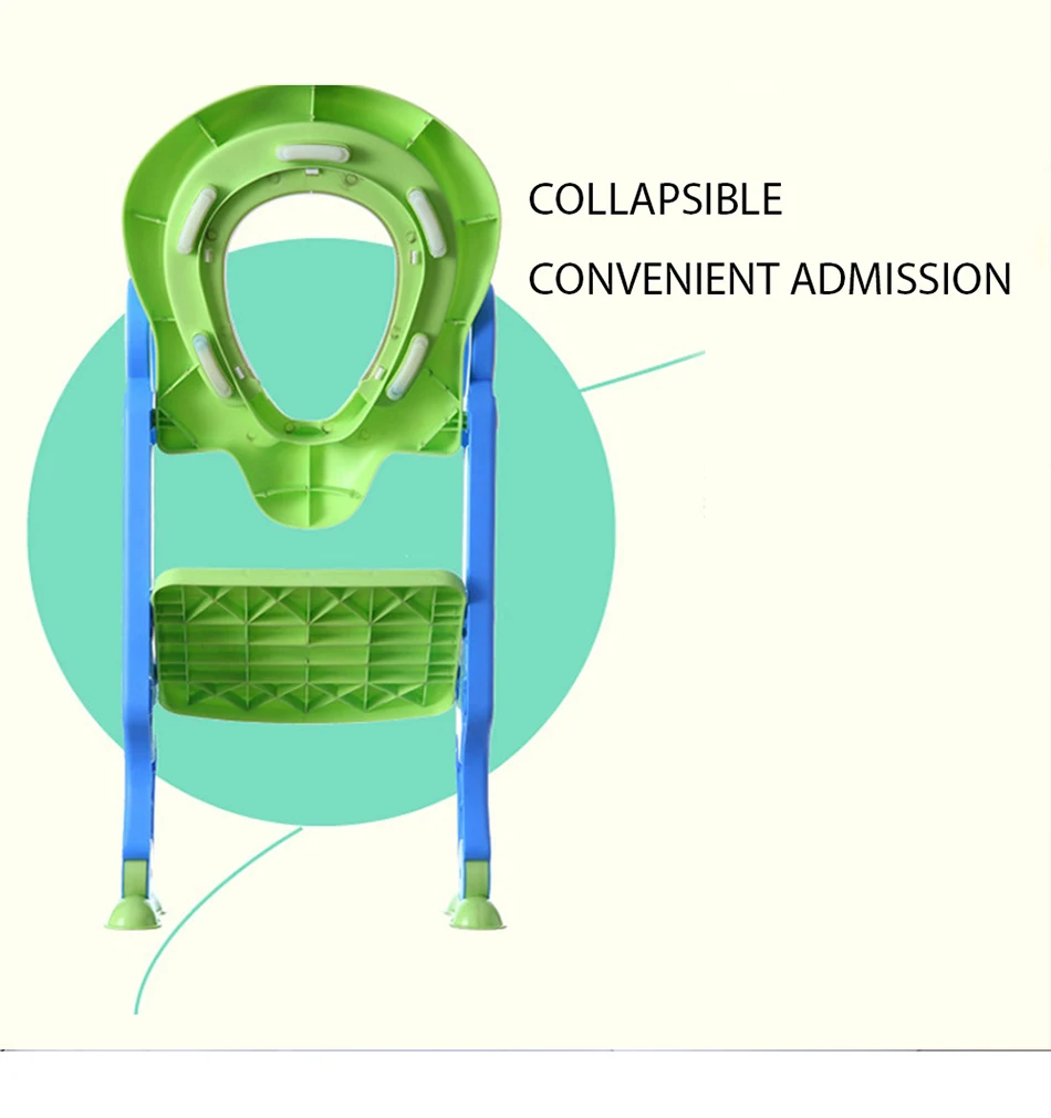 Детское сиденье для унитаза для приучения к горшку, складывающаяся регулируемая лестница для детей, стул, стул, детский безопасный унитаз, тренировочный горшок