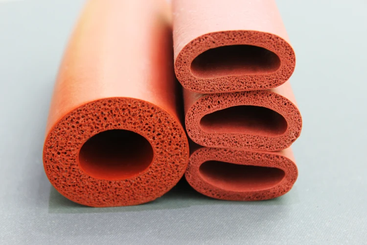 

FREE SHIPPING Extrued Low Density Soft RED Silicone Foam Tube ID 20mm OD 40mm Top Quality Silicone Rubber Foam Tube