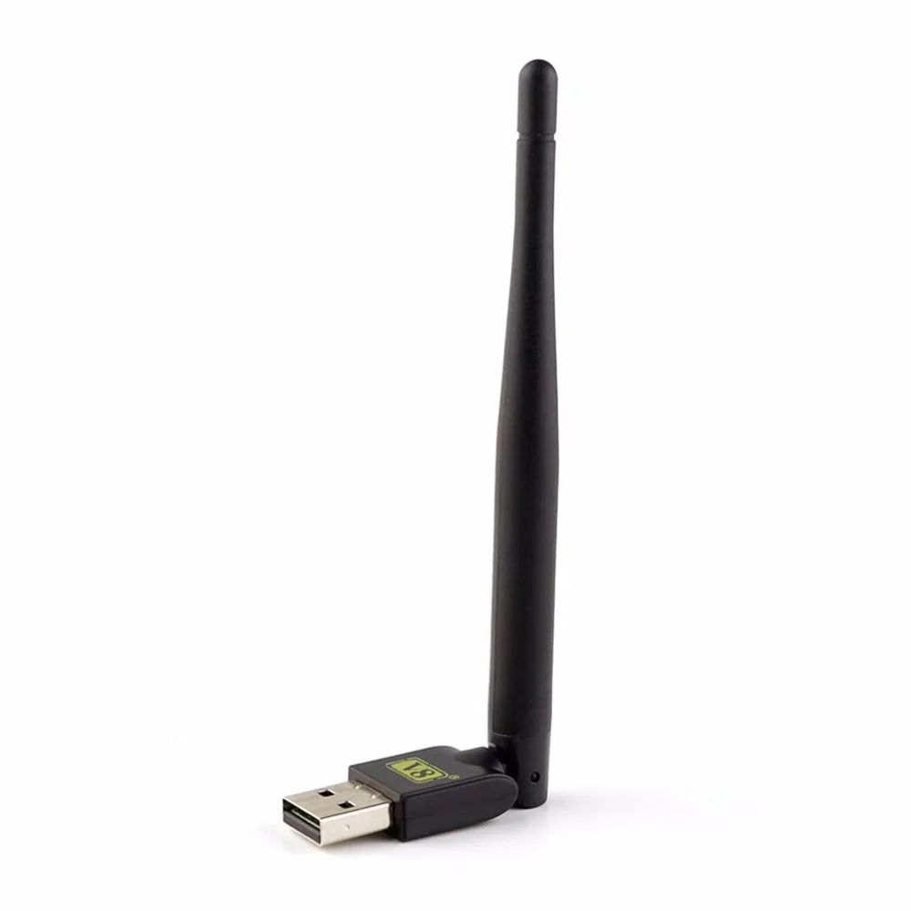 

[GENUINE] FREESAT V8 USB wifi with Antenna work for Freesat V7 V8 series digital satellite receivers and other FTA set top box