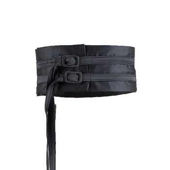 

2017 New Latin Dance Accessories Black Belt Tassel Hip Scarf Slim Waist Decorated Professional Standard Morden For Women DW1103