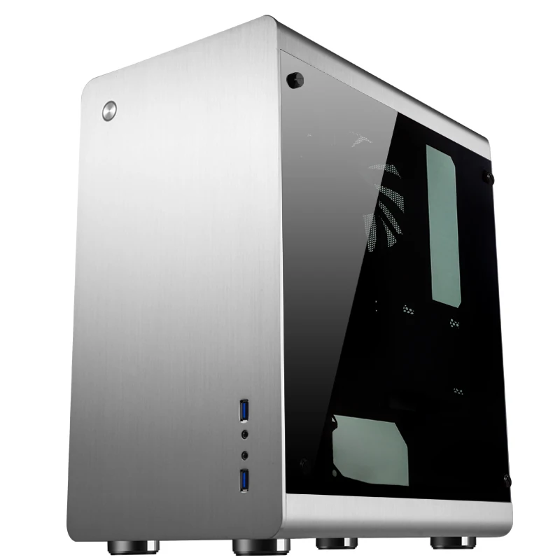 JONSBO RM3 MicroATX/ITX алюминиевый корпус MATX чехол для компьютера двусторонний через поддержку задней линии USB3.0