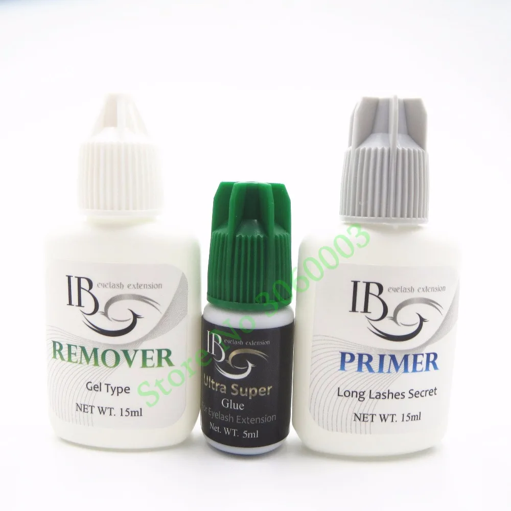 

Hot selling I Beauty 1 set Individual Eyelash Extension Kit 3 in 1 Tools Set Long Lasting Glue + Glue Remover+Lash Primer