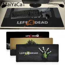 Alfombrilla de escritorio MaiYaCa Vintage Cool left 4 dead Alfombrilla de ratón de goma natural para jugar, alfombrilla grande para ratón, alfombrilla para ordenador portátil y PC