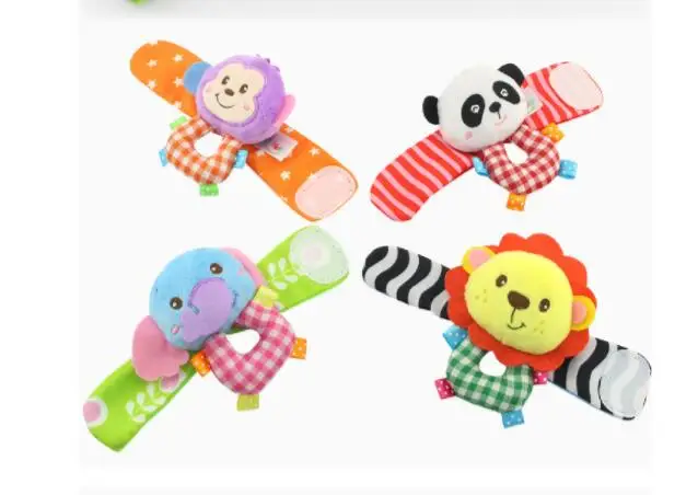 Детские носки, погремушки, игрушки, погремушки на запястье, носки для ног 0-24 месяцев, детские погремушки, игрушки