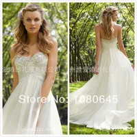 2014 Romantic Crystal Sweetheart Empire Maternity Long Chiffon Pregnancy Women Wedding Bridal Dresses Gowns Summer Z938
