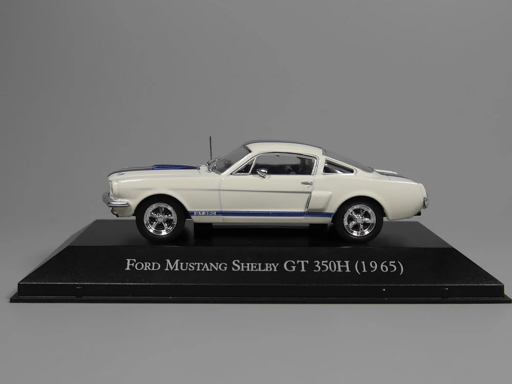 Авто ИНН-иксо 1:43 Ford Mustang Shelby GT 350H 1965 литая модель автомобиля