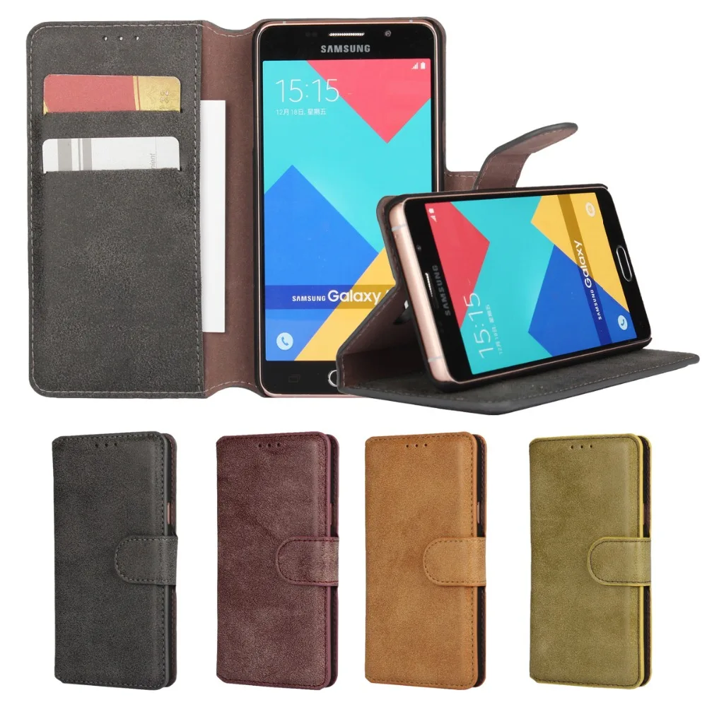 Scrub for Samsung Galaxy A3 2016 A310 A310F Case Flip PU