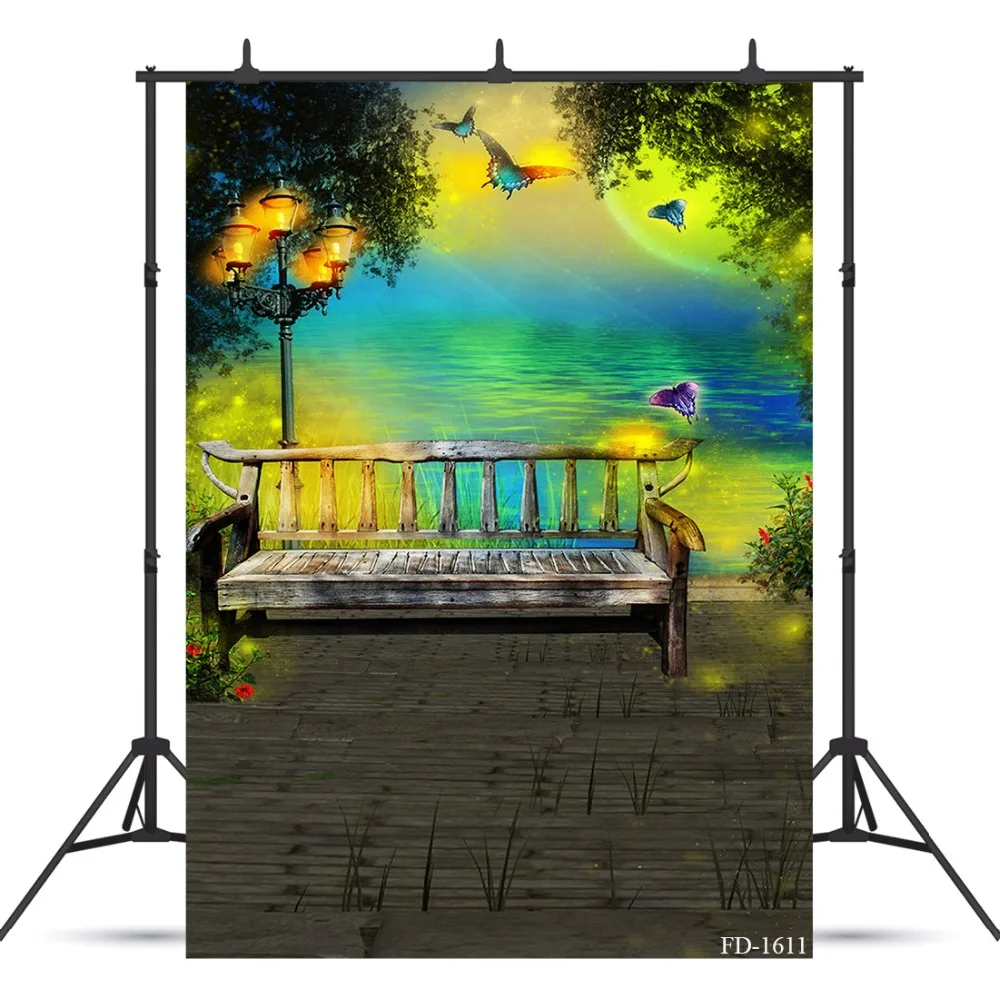 Fairy Tale Photography Background for Photographic Session Children Baby Vinyl Fabric Printed by Computer Photo Backdrop Photo Tomato-80cmX125cm