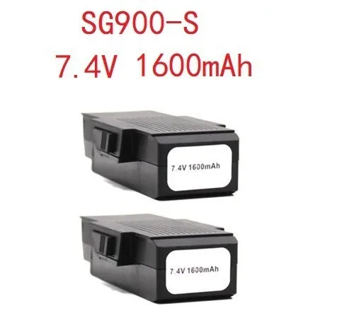 3 в 1) 7,4 V 1600mAh литий-полимерный Батарея Зарядное устройство для SG900s SG900-S для р/у вертолет Квадрокоптер запасные Запчасти 7,4 в радиоуправляемый Дрон Батарея - Цвет: Светло-серый