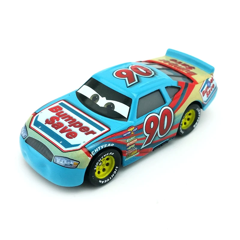 Disney Pixar Cars 3 No.90 Ponchy Wipeout 155 Diecast Metal Alloy Toy