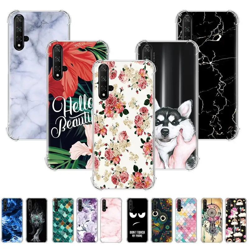 TPU Soft Cases for Huawei Honor 20 Case Silicone Cover Pro Phone Back Shell Fundas Cpqie |