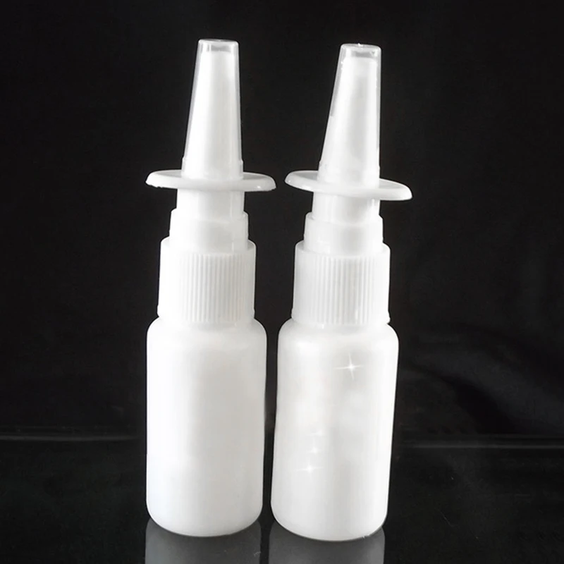 5 шт. 10 мл туман нос Заправляемый спрей бутылка для медицинской упаковки пустая бутылочка с распылителем пластиковые флаконы для Назального спрея Насос Опрыскиватель