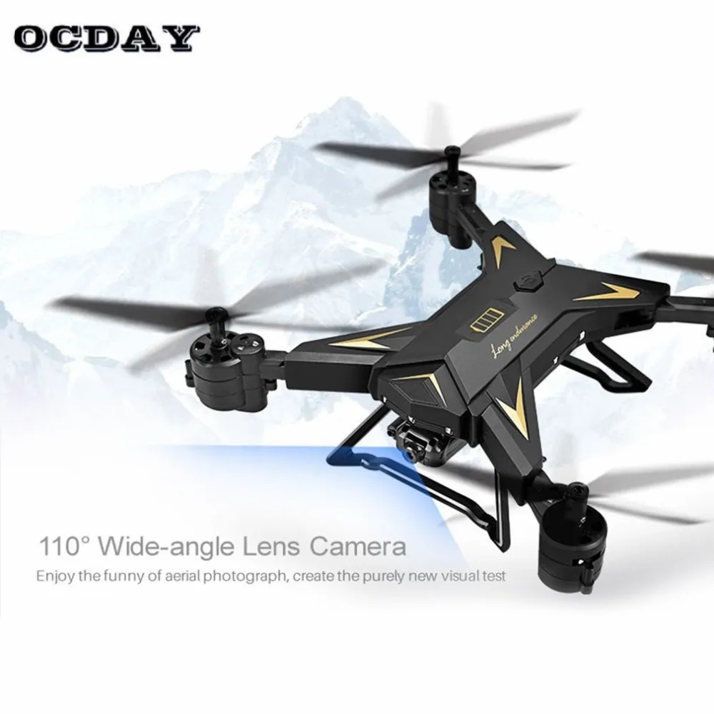 

OCDAY KY601S RC Remote control 4channel foldable arm drone long lasting helicopter quadcopter with 1080P HD Camera Aircraft ti