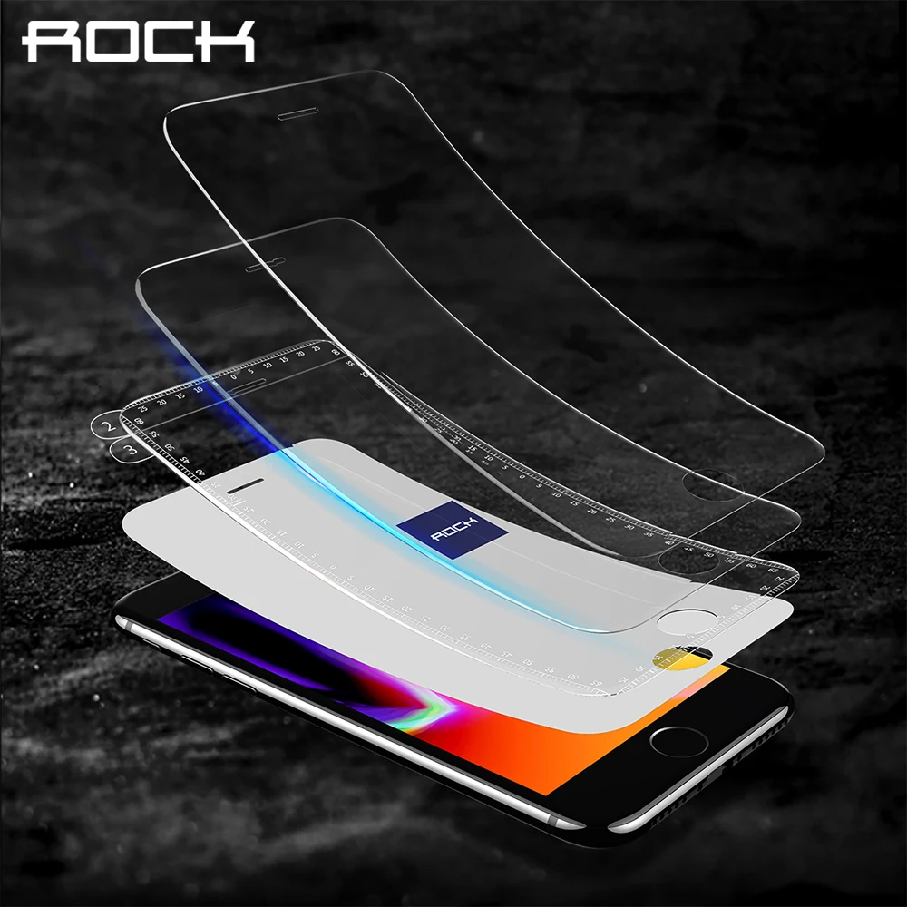 

Rock 3D Curved Soft Hydrogel Screen Protector For Apple iPhone 8,0.18MM Slim Full Coverage Film For iPhone 7