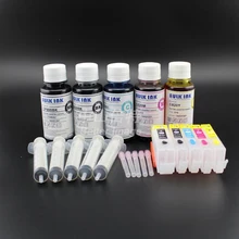 Набор многоразовых чернильных картриджей для Canon PIXMA TS8050 TS8051 TS8052 TS8053 TS9050