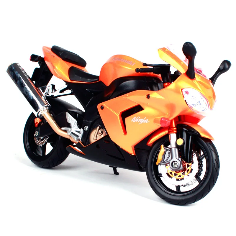 Maisto 1:12 kawasaki ninja zx 10r orange мотоциклетные Литья Под Давлением  Мотоцикл модель для поклонников автомобилей 1/12 мотоциклетные игрушки для  мужчин 31105 | АлиЭкспресс