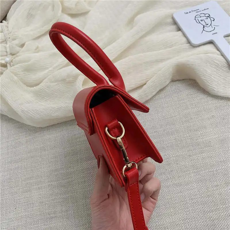 Skup YASICAIDI moda regulowany pasek na ramię torebki jednolity kolor PU skórzana kieszeń na telefon komórkowy kobiety Crossbody torba sac główna femme