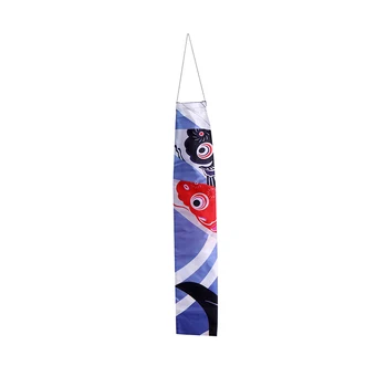 

1Pcs 70CM Carp Spray Windsock Streamer Fish Flag Kite Cartoon Colorful Banner Family Outdoor Parent-child Activity Toy