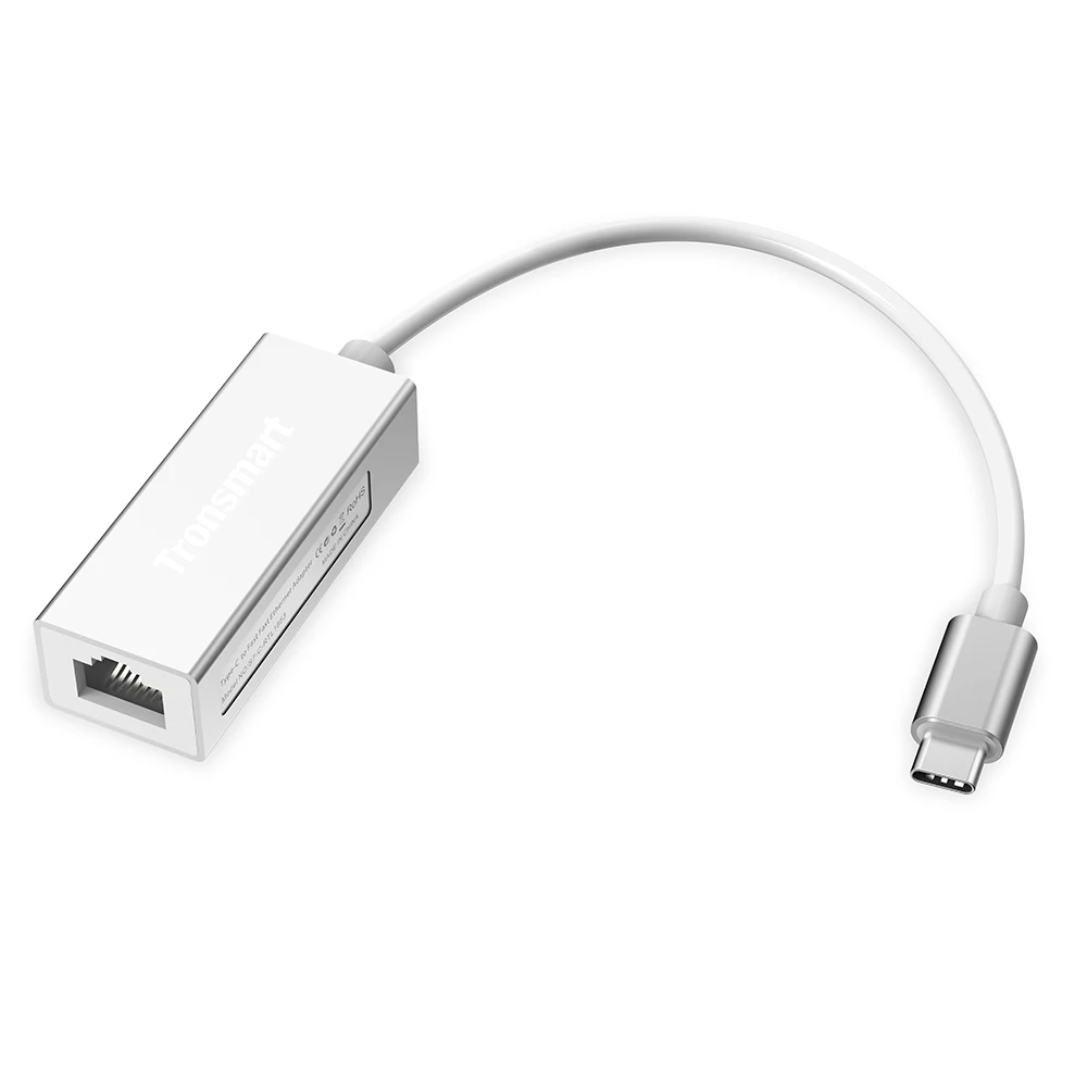 Tronsmart CTL01 USB3.0 Type-C Male to RJ45 Adapter Type C Transverter For LAN Type-C,Windows,Mac,Google,Chrome OS