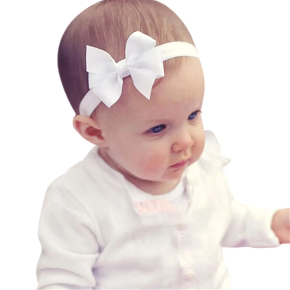 

3PCS/Set Cute Girl Elastic Flower Headband Children Skinny Stretchy Bowknot Elastic Hair Bands