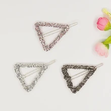 1 шт. Треугольники круглый Форма Модные прозрачные RhinestonesStar шпилька Для женщин Заколки для волос заколки для укладки волос аксессуары костюм все