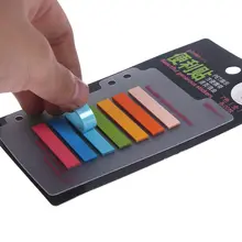 

7 Colors PET Index Tabs Flags Sticky Note For Page Marker Stickers Stationery School Office Accessory