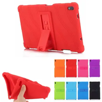 

Drop Resistance Falling Stand Soft Silicone Case for Lenovo Tab4 8 Plus 8704 8 inch Tablet