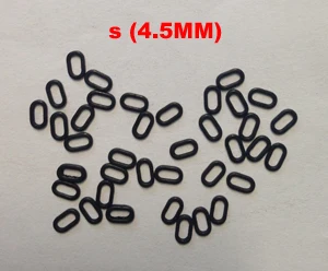 1000 х Овальный Rig Кольца карп терминал конец снасти быстрой смены Овальный Кольца для карпа рыбалки - Цвет: S
