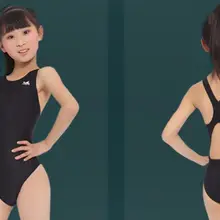 Профессиональный Высокое качество тонкий цельный купальник обучение конкуренция купальники для девочек