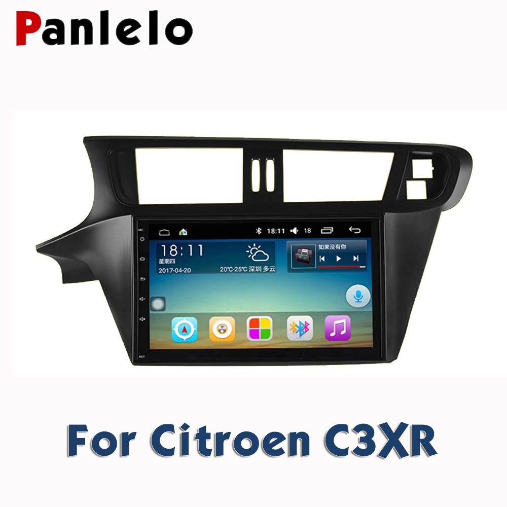 Panlelo для Citroen C Quatre Android авто радио четырехъядерный Elysee C3XR GPS навигация 2 Din