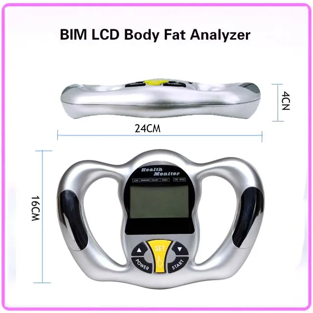 Free Shipping Digital BIM Body Fat Analyzer For Weight Loss Slimming
