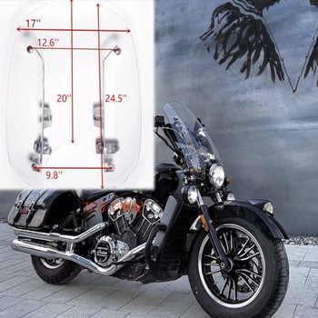 

Adjustable windshield motorcycle accessories with mounting hardware for Indian reconnaissance model 15-16 Explorer 60-18