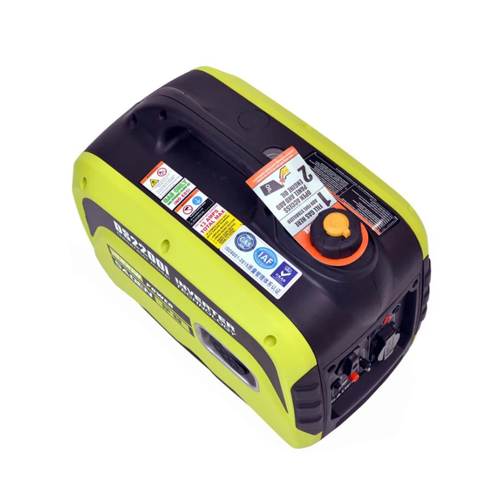 1KW Digital DS1200i Ultra Quiet Gasoline Generator 220V Portable Small Car Digital Inverter Gasoline Generator