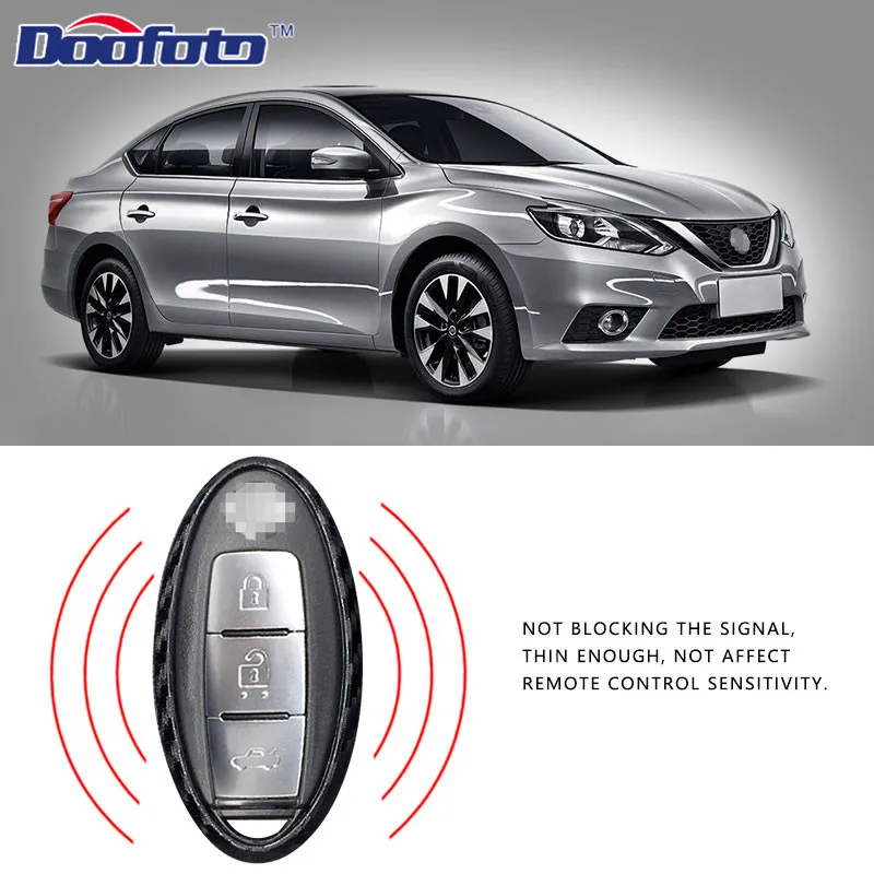 Чехол для автомобильных ключей Doofoto чехол из углеродного волокна Nissan Maxima Versa Teana