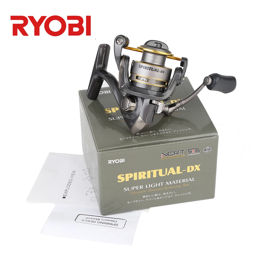 RYOBI SPIRITUAL-DX 500/800 происхождения 7 шариковая несущая Катушка 5,2: 1 скорость алюминиевый корпус правая левая рука обмен катушки для подледной рыбалки