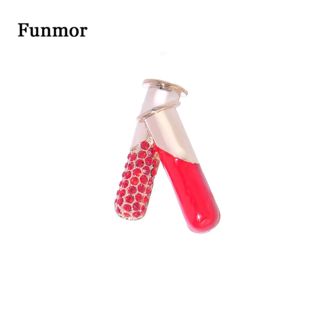 Брошь в форме медицинской трубки Funmor эмалированные булавки украшение для врача