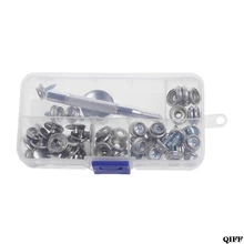 62 шт. Железный лодка морской холст ткань защелкивающаяся крышка кнопочный разъем комплект May06