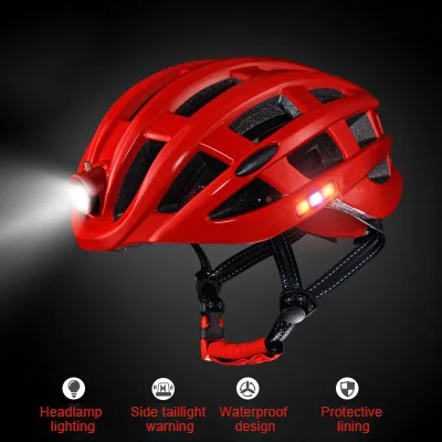 

High Smart Bike Helmet with Wireless Turn Signal Light Waterproof Cycling Helmet DOG88