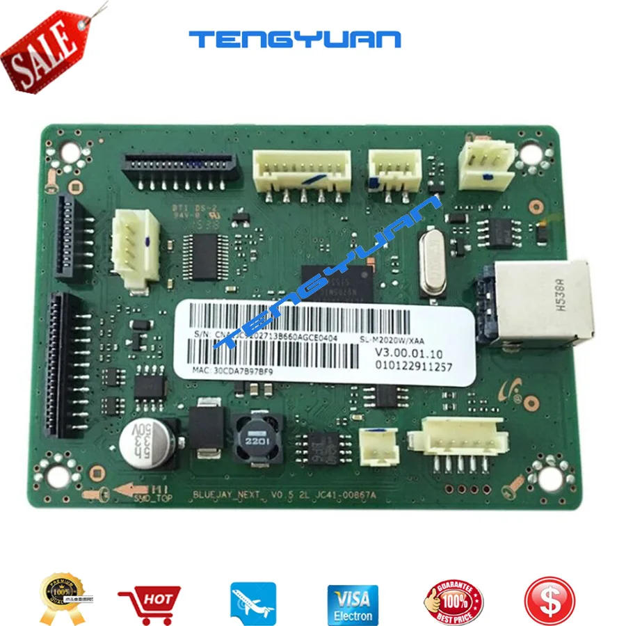 

2pcs X Logic Main Board Use For Samsung SL-M2020 SL-M2020W SL M2020 M2020W 2020 2020W Formatter Board in printer parts on sale