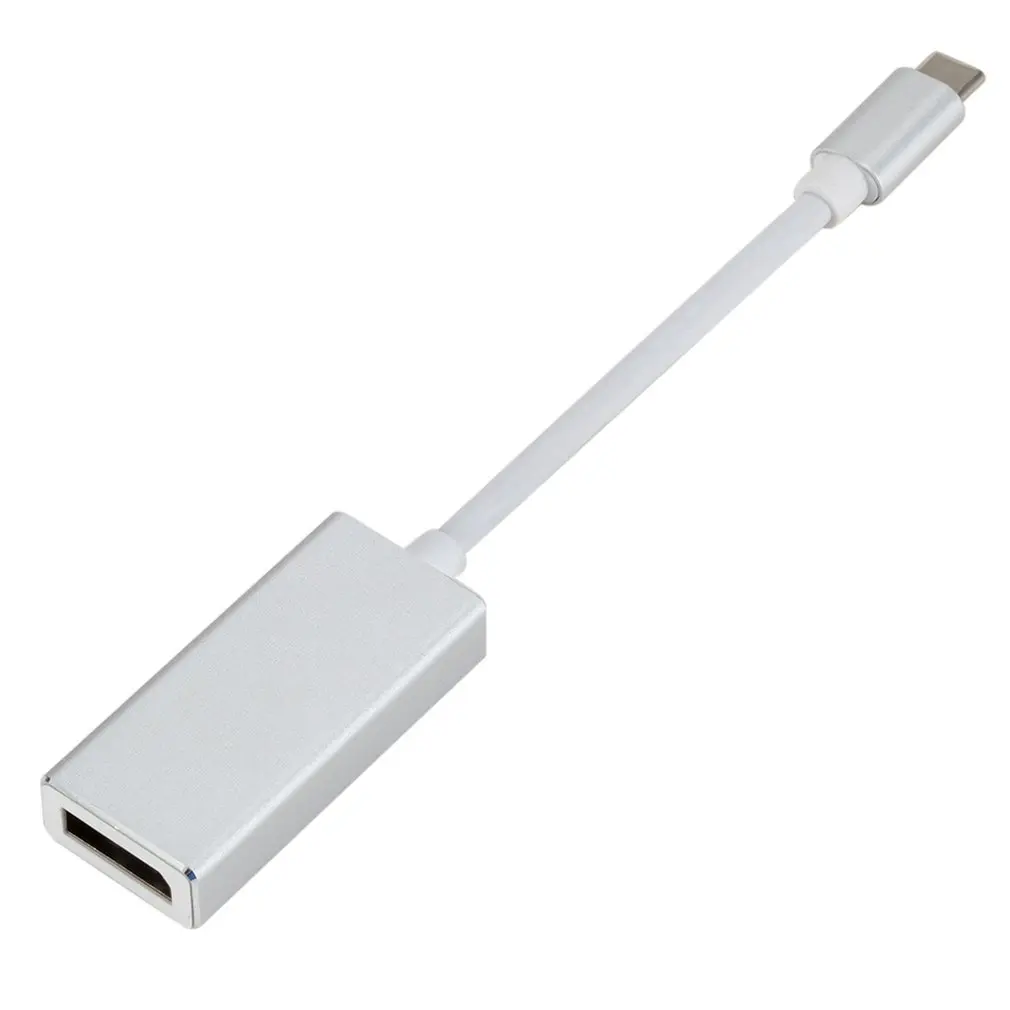 Портативный размер Thunderbolt 3 USB-C тип-c к DisplayPort конвертер 4K 60Hz Стандартный DP тип-c адаптер конвертер