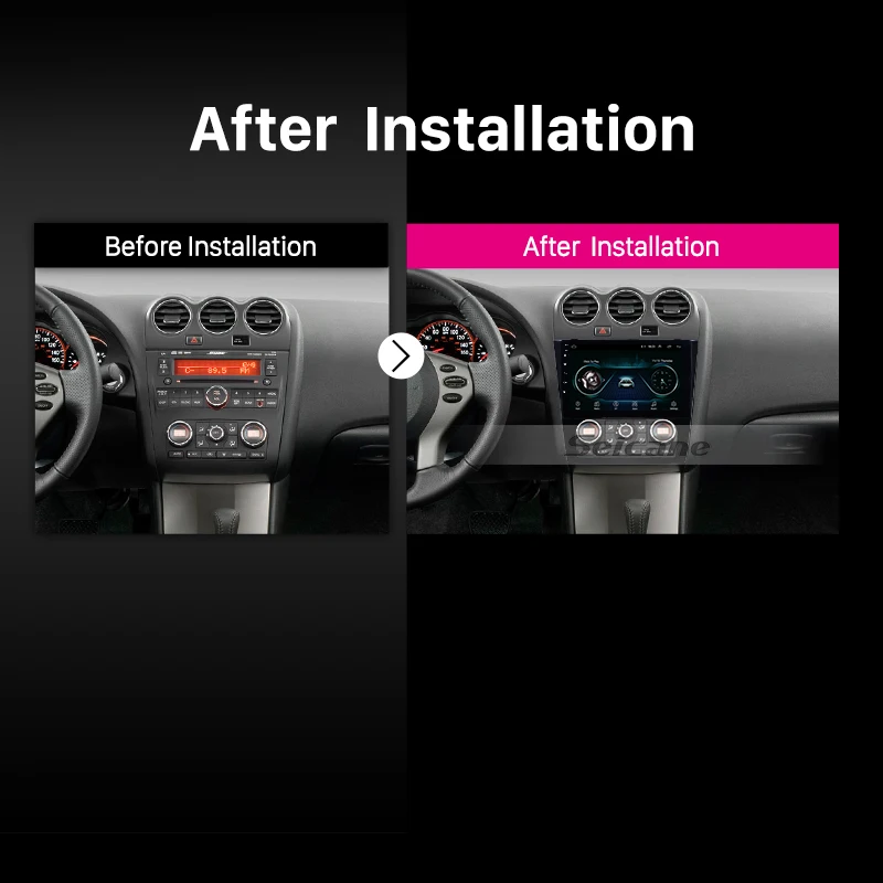 Best Seicane 2 Din 9 inch Android 8.1 GPS Car Multimedia player For 2008 2009-2012 Nissan Teana ALTIMA Auto A/C support Mirror link 5