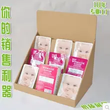 Гофрированные Таблица картона бумаги косметический стенд