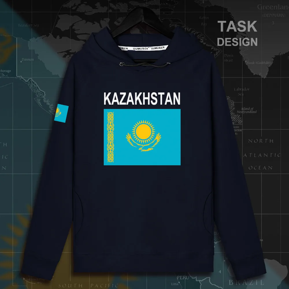 Kazakh KZ Kazakhstani KAZ мужская толстовка с капюшоном пуловеры Мужская уличная одежда