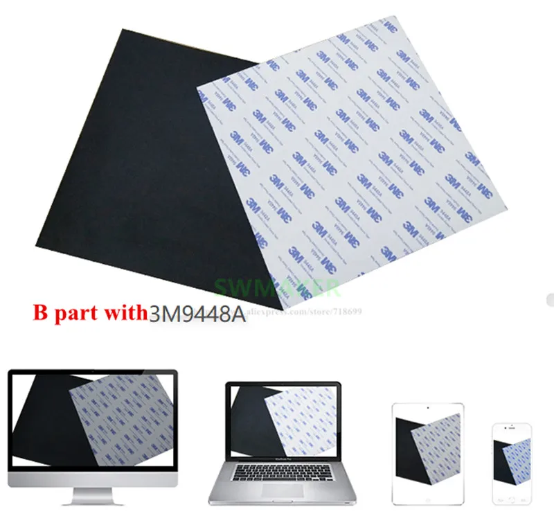 3D Printing Build Plate Tape Surface Printer Heat Bed Platform Sticker Sheet G2 