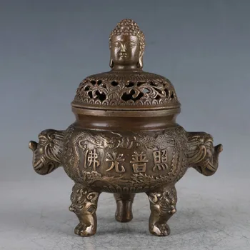 

Chinese Brass Buddha Incense Burner Made During The Daming Xuande