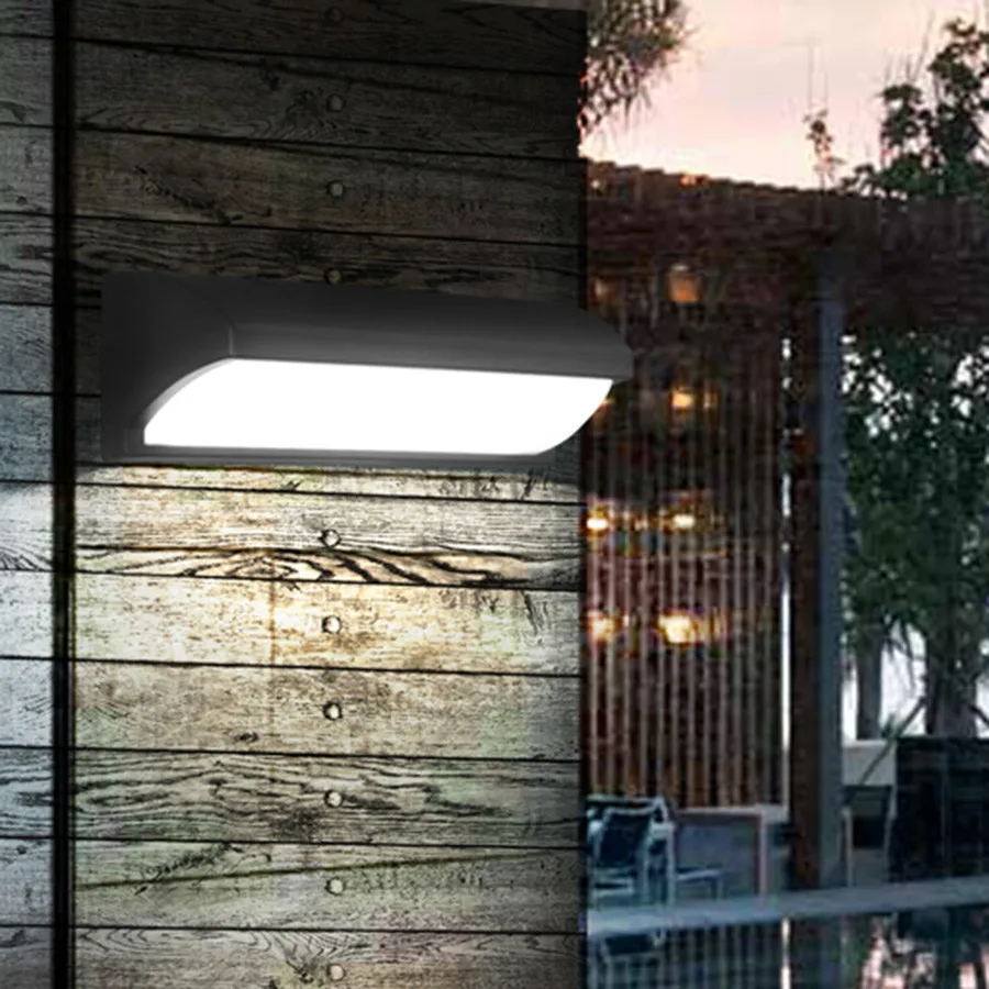 Luminária à Prova Água do Jardim ao ar Livre do Hotel Lâmpada de Parede Quadrado de Parede Beiaidi Villa Corredor Varanda d' Exterior Luz 18w 30w 8 Cheap Luminárias de parede externas
