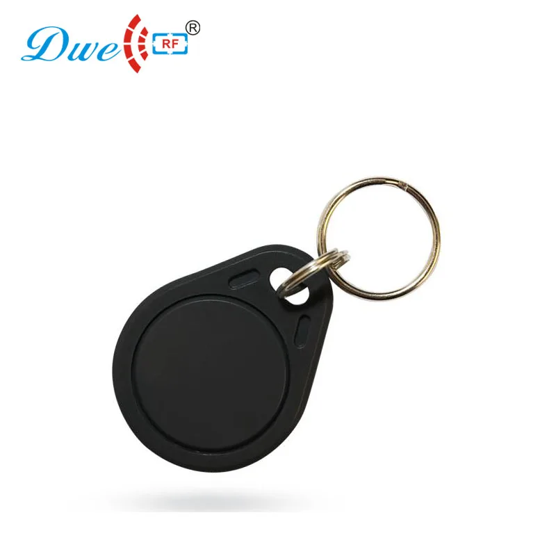 

DWE CC RF access control card 125khz TK4100 anti-scratch ABS condo key fob with enhanced induction coils